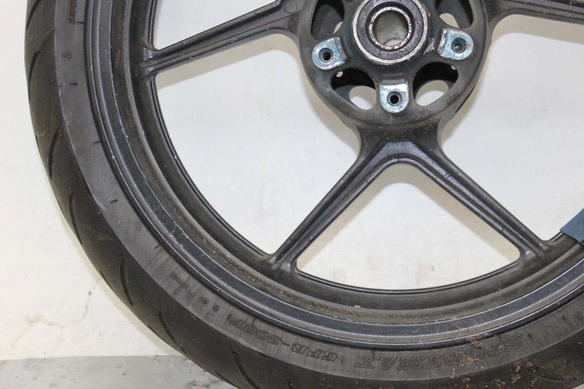 2007-2012 KAWASAKI NINJA ZX6R ZX600R OEM FRONT WHEEL RIM W TIRE F