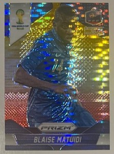 Blaise Matuidi 2014 Panini Prizm World Cup Yellow Red Pulsar Prizm #80