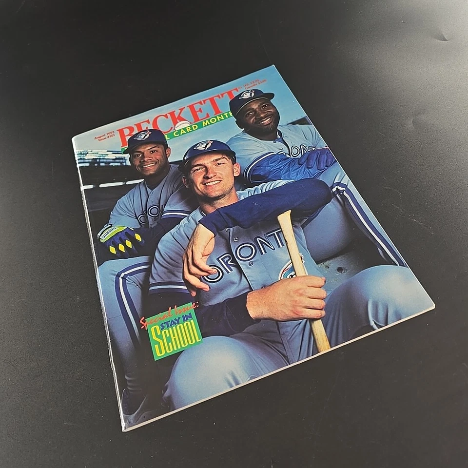 Guía de precios Beckett Monthly Alomar / Orelrude / Carter agosto 1993 # 101 Foto 2 de 3