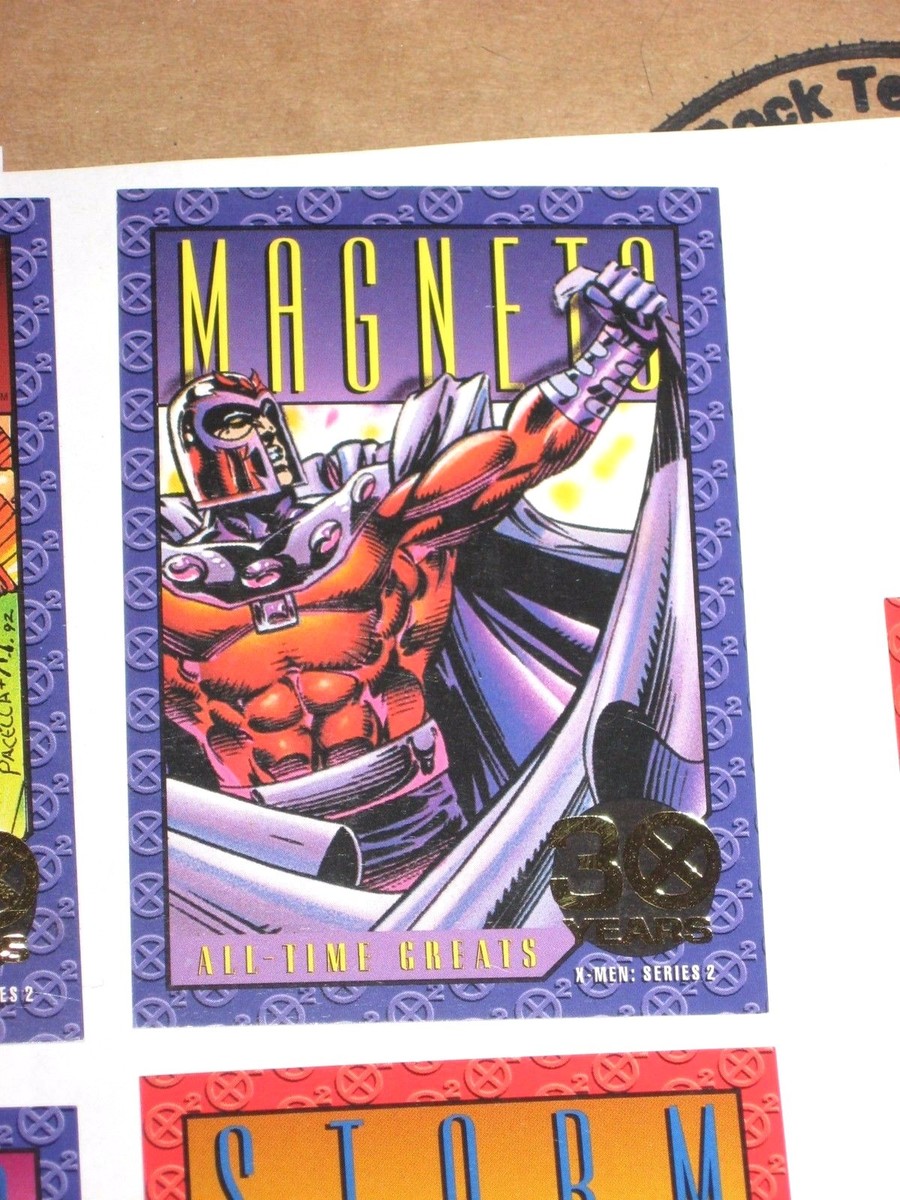 1993 X-MEN SERIES 2 30 YEARS GOLD FOIL STAMPED 9 CARD INSERT CHASE 