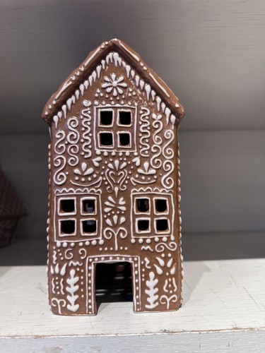 Pottery Barn Lebkuchen Dorfhaus, groß, Weihnachten Urlaub Keramik - Bild 4 von 4