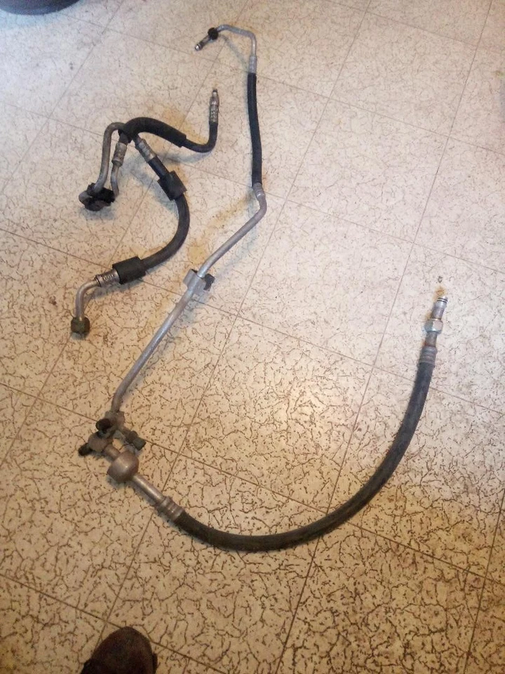 2001 C3500HD GMC CHEVY 6.5L DIESEL ar condicionado linhas CA linhas de refrigerante - Imagem 2 de 3