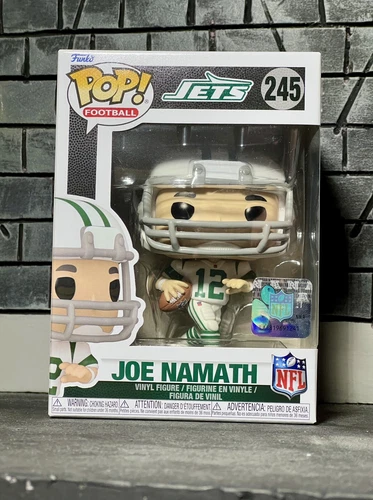 Funko Pop! NFL Legends New York Jets Joe Namath Pop! Figure #245 W/protector box