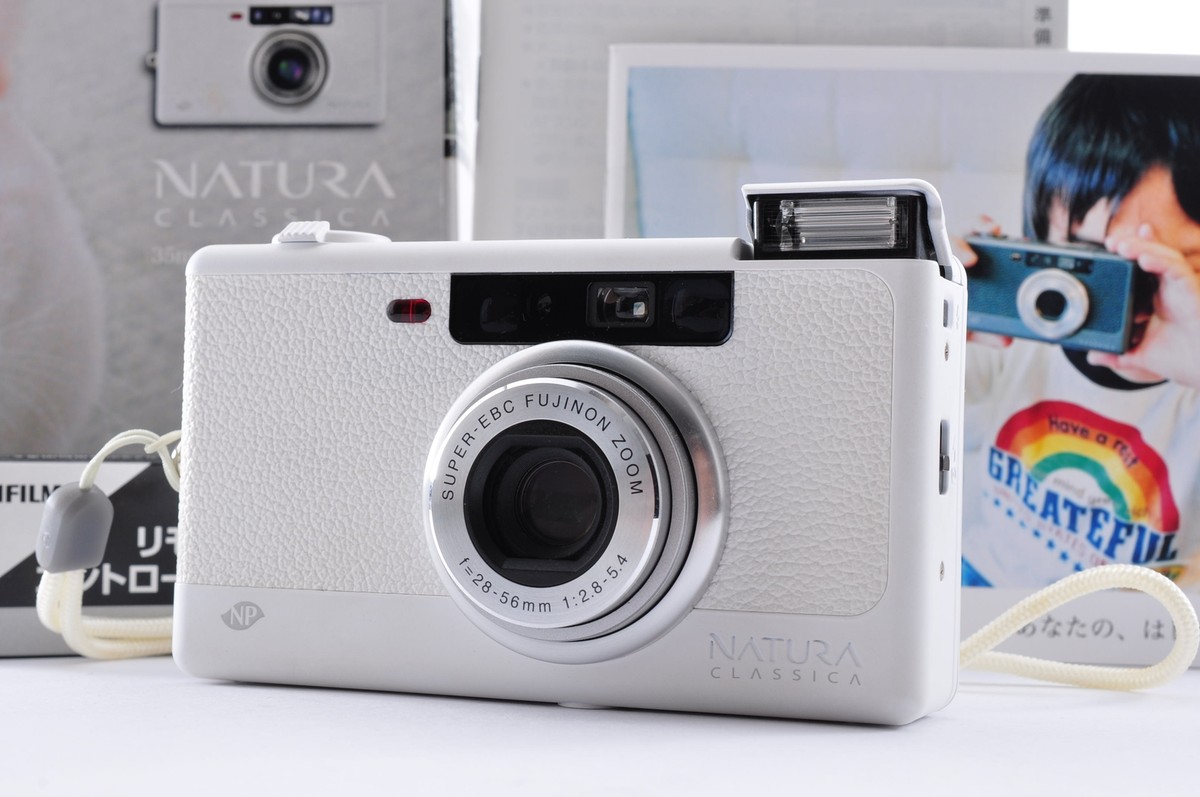 Fujifilm Fuji Natura Classica White Rare 35mm Film Camera japan
