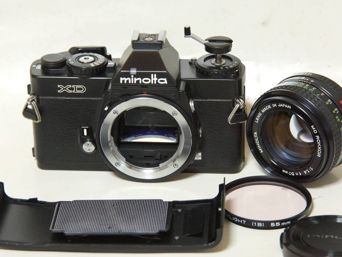 MINOLTA XD MD ROKKOR 50mmF1.4 set with standard lens Mint | eBay MINOLTA XD MD ROKKOR 50mmF1.4 set with standard lens Mint | eBay