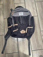 Eddie Bauer First Adventure Diaper Bag Gray/Charcoal Gray 9 POCKETS Insulated