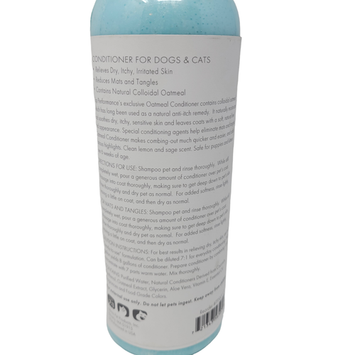Top Performance Professional Pet OATMEAL Conditioner Dog Cat Relieves Itching - Picture 4 of 4