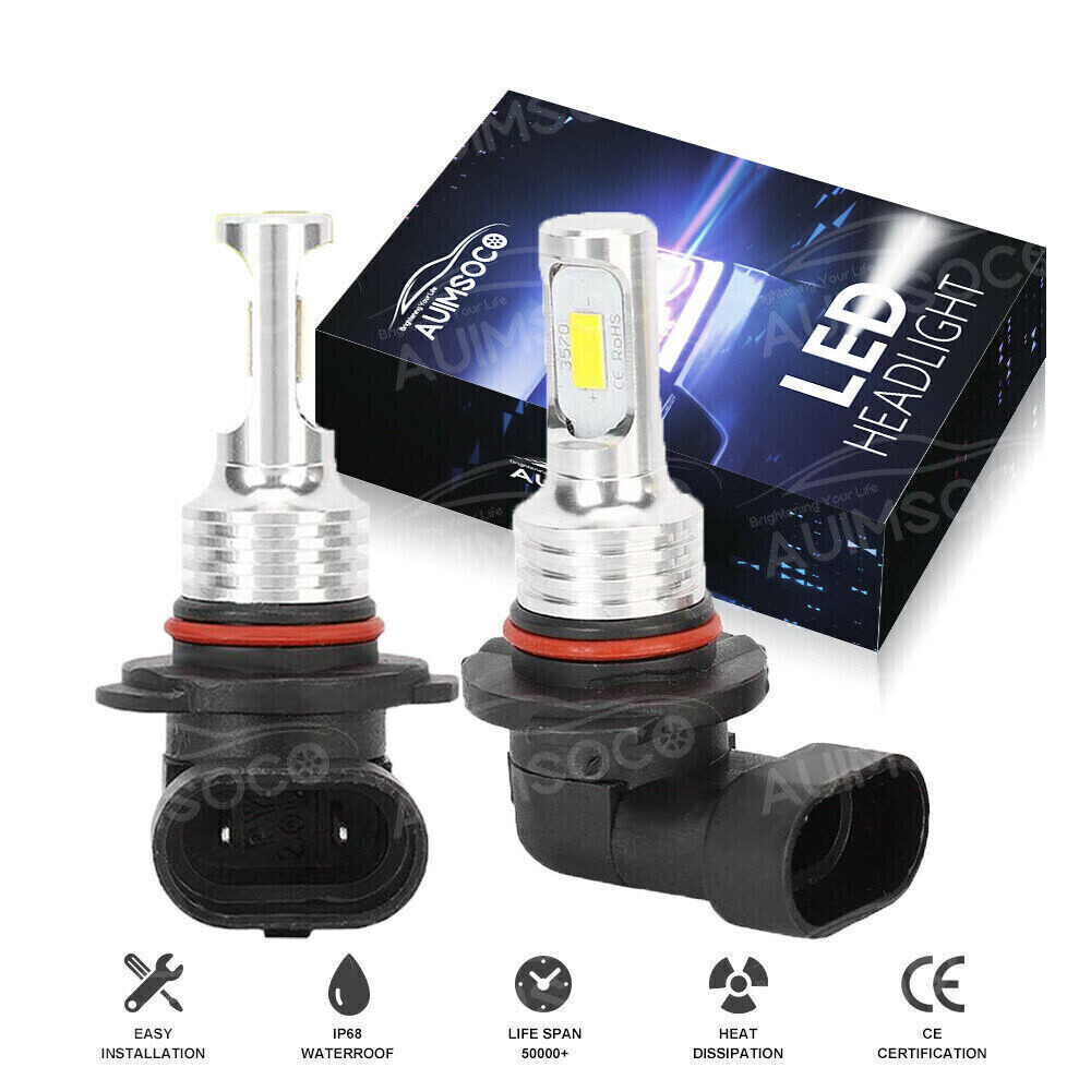 9005 HB3 LED Bulbs Conversion Kit Super Bright White High Beam 2-Pack