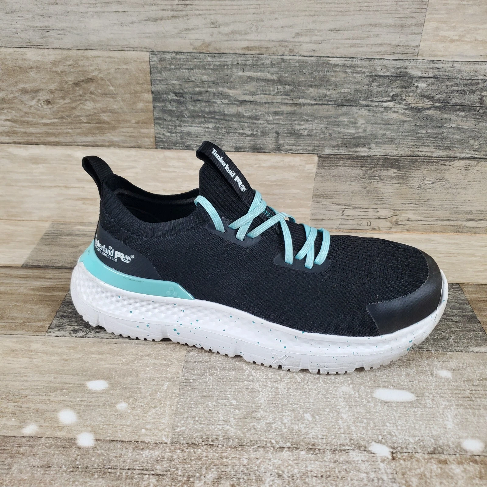Scarpe da lavoro Timberland PRO Overdrive donna taglia 6 5 nero bianco punta di sicurezza sneaker