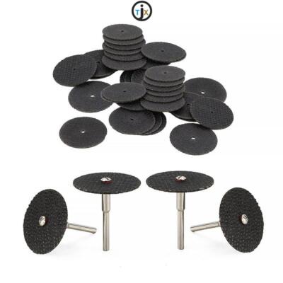 25St 32mm Harz Trennscheiben Flexscheibe 1St Spindel Dorn für Dremel Proxxon