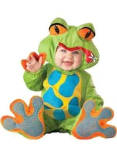 Child's Lil Pond Froggy Baby Costume Medium 6 Mos+