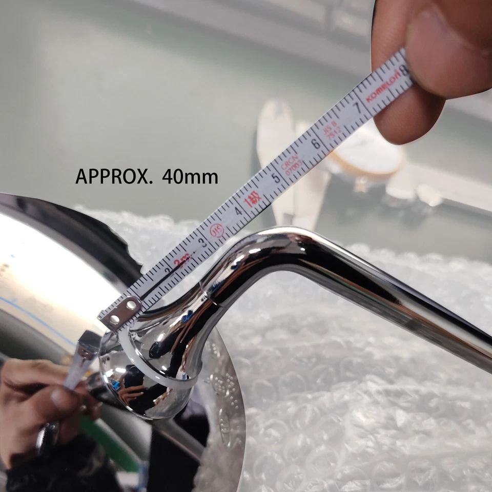 M10 Motorcycle Chrome Mirrors For Honda CB750F CB200T CB400T CB650 CL450 GL1000 Foto 4 de 4