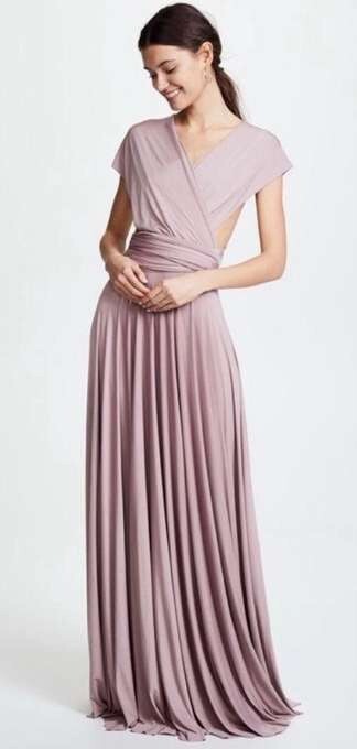 BHLDN x Twobirds Ginger Convertible Maxi Dress Size A