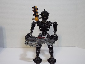 LEGO BIONICLE INIKA TOA NUPARU (8729) WITH CANISTER AND MANUAL **FREE SHIPPING**