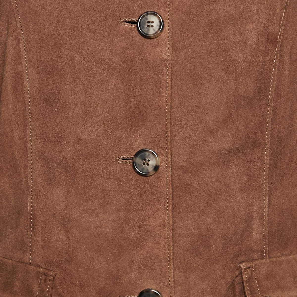 Prada Vintage Brown Suede Button Up Jacket M | eBay