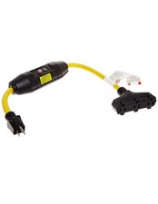 20 AMP 2 Feet NEMA 5-15 Plug Power Strip Outdoor Safety Heavy Duty Cord