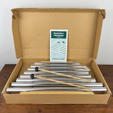 Pipedream 8 Note Metallophone Music Instrument By Woodstock Chimes W/2 Mallets