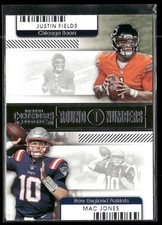 2021 Panini Contenders #RN-JFI Justin Fields / Mac Jones Round Numbers