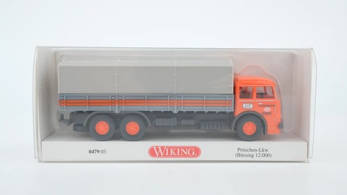 Wiking H0 047903 camión plataforma Büssing 12.000 Fehrenkötter | Condition: Gebraucht
