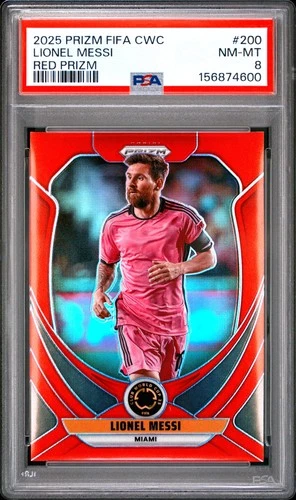 World Cup Lionel Messi 2025 Panini Prizm World Cup Lionel Messi #200 Red