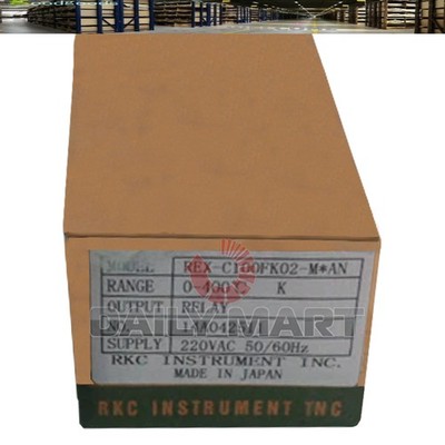 2PCS/New In Box RKC REX-C100FK02-M*AN Temperature Controller 0-400  220VAC