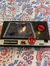 Vintage TOMY SPACE DOCK Electronic Handheld Tabletop Video Game Pocket Arcade