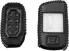 Leather Case Key Fob For Compustar Remote Cover Prime Q9/ G15 RF-2WQ9-FM