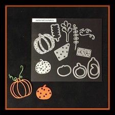 Stampin' Up PATTERNED PUMPKINS Dies 5010
