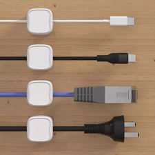 12Pcs Magnetic Cable Clips Cord Holder, Under Desk Cable Management Lot