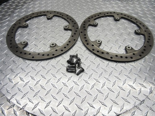 2013 12-14 BMW S1000RR Front Left Right Brake Rotor Disc Pair 4.82mm/4.84mm