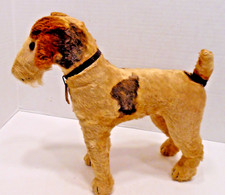 VTG Steiff Foxy Fox Terrier Mohair Dog Fox Te...