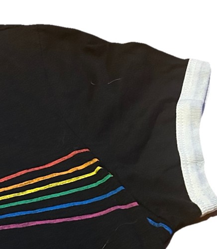 Pink Floyd Band Tee L Black Rainbow Prism Ringer T-Shirt 2020 Vintage Style - Picture 3 of 4