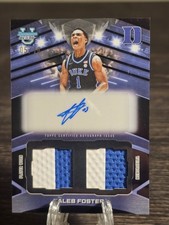 2025-26 Bowman U Best Caleb Foster Prospect Dual Relic Autograph Black /10