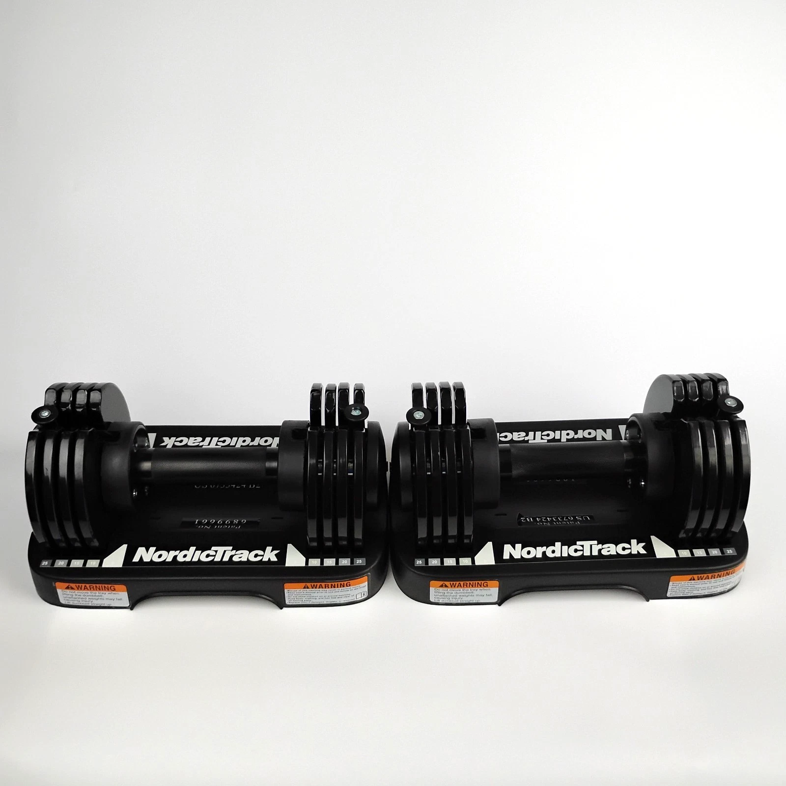 NordicTrack Select-A-Weight 25lb Adjustable Dumbbells Pair Set 5-25 lbs Home Gym
Opens in a new wind