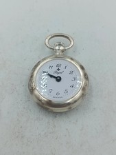Royal Swiss Made Taschenuhr mit Blumenmotiv im Vintage Stil