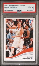 2007 RITTENHOUSE WNBA #1 DIANA TAURASI PSA 10