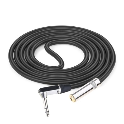Right Angle/Straight Head 3.5mm AUX Cable Male to Female Connectors Adapter Wire