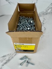 Diall M5x30 Coach Screws Box of 1000 - Wood Lag Bolts Hex Head Zinc Plated