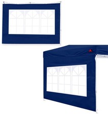 SCOCANOPY 2PC 10x10 Canopy Frame Sidewalls Navy Blue Weather-Resistant