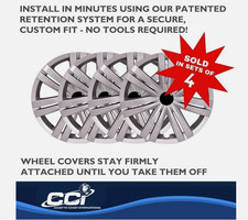 Silver Wheel Covers Set Of 4 Fits 2015-2017 Volkswagen Jetta Iwc54716s