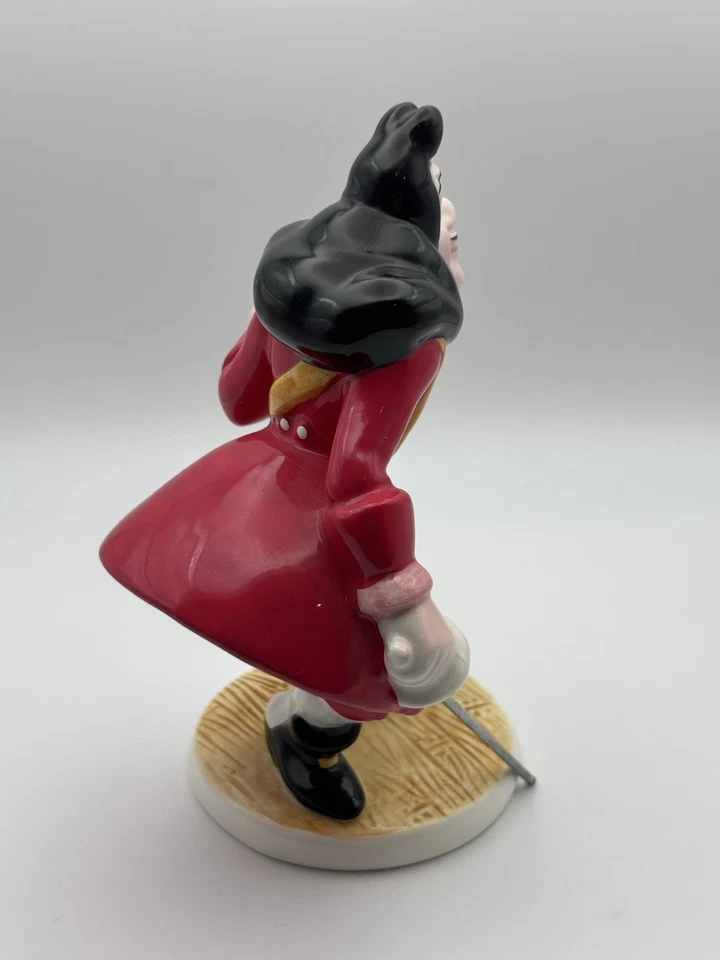 Vintage Disney Captain Hook From Peter Pan Porcelain Figurine Malaysia - Image 3 of 4
