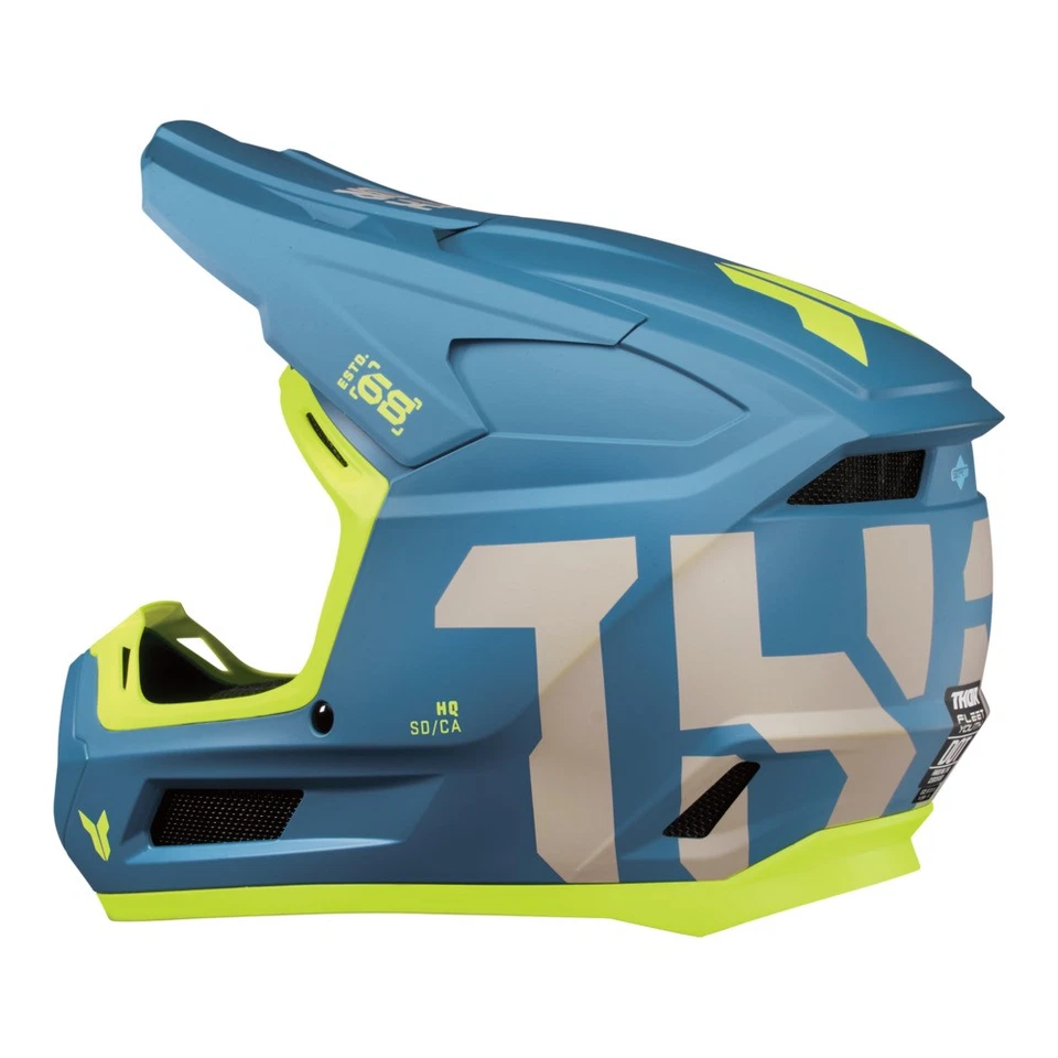 Thor Motocross Helm FLEET FORGE Kinder Kids Crosshelm MX-Helm - Bild 2 von 4