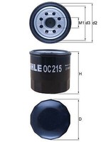 Mahle ÖLfilter U.A. FüR Chevrolet, Daihatsu, GM Korea, Nissan, Piaggio, Subaru