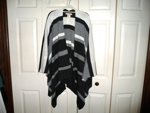 LOVESTITCH - Ope Front Draped Shawl/Wrap - OS - Multicolor