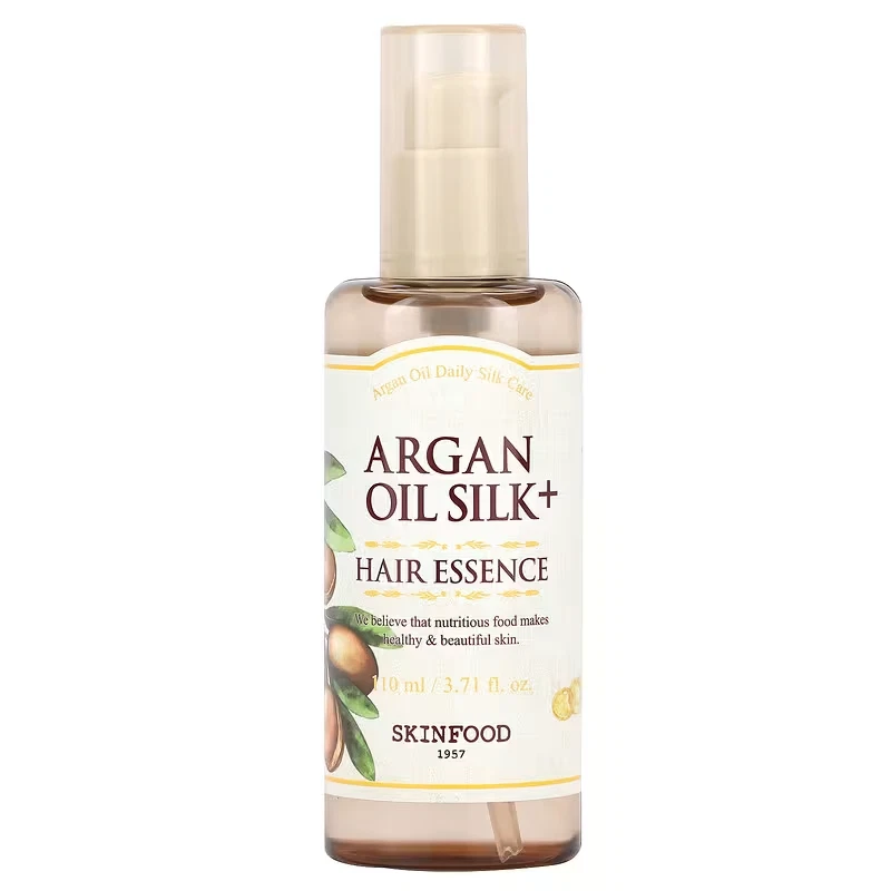 SKINFOOD, Argan Oil Silk Plus, Hair Essence, 3.71 fl oz 110 ml