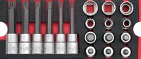 Xzn SteckschlüSsel-Garnitur 18-TLG Chrom-Vanadium | Wgb
