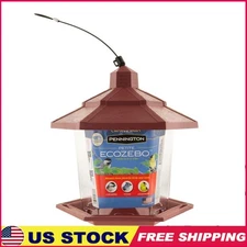Recycled Eco Bird Feeder 360 Degree Perches Easy Fill Rustproof Wild Bird Seed