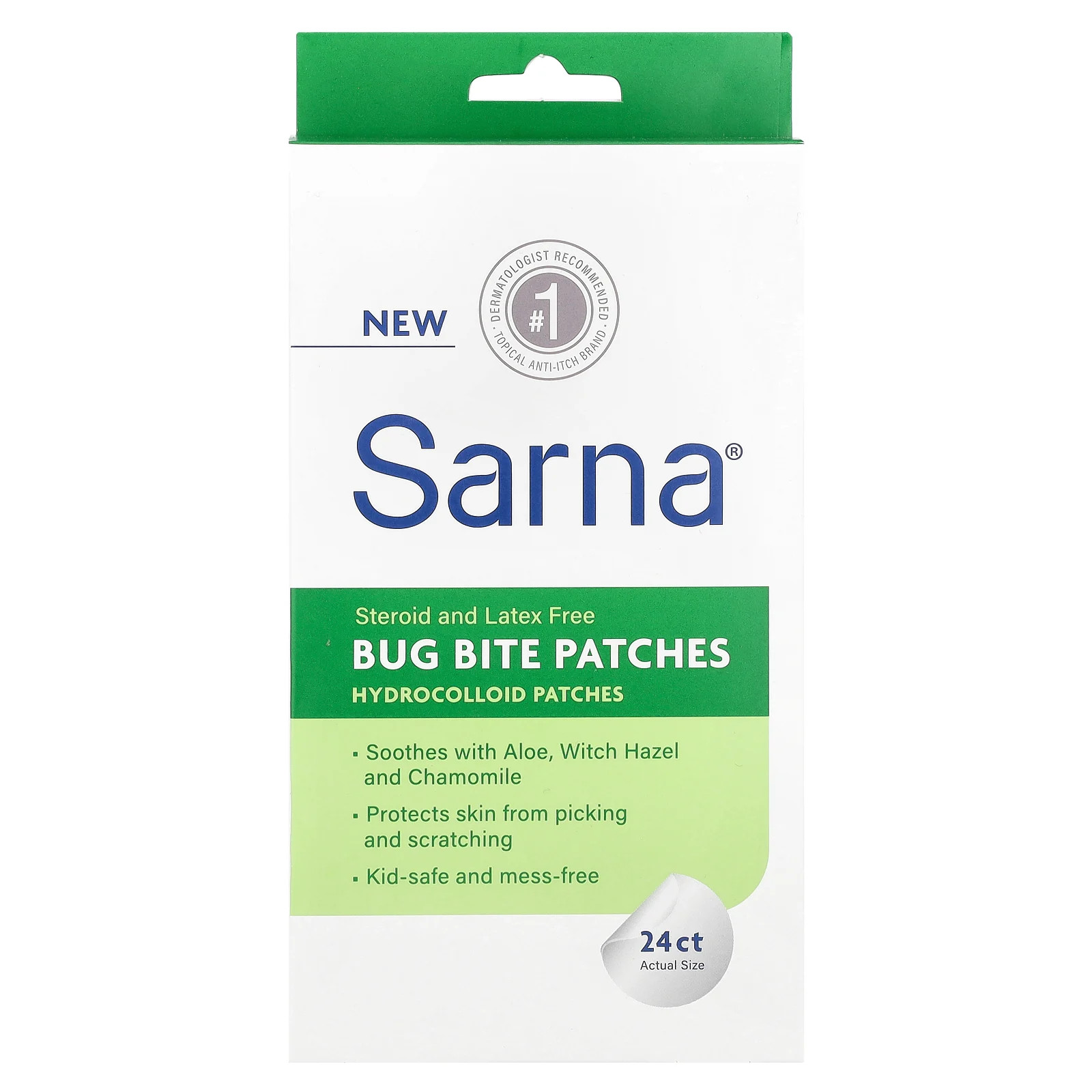 Пластыри от укусов насекомых, всего 24 штуки