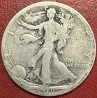1919-D Walking Liberty Half Dollar. Better Date. Free Shipping