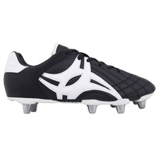 Gilbert Rugby Boots - Sidestep VX10 MSX Stud Boots - Black Size:8 Ex Display